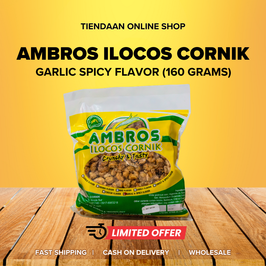 AMBROS CORNIK -  GARLIC SPICY, 160 grams